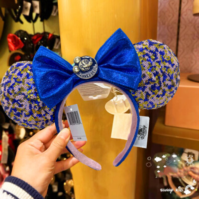 Disney Parks Annual Passholder Exclusive Mickey Minnie Ears Headband 2021 US-image