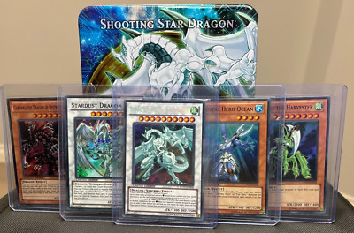 Yugioh! Shooting Star Dragon - 2010 Collectible Tin with ALL Promo Cards - NM-image