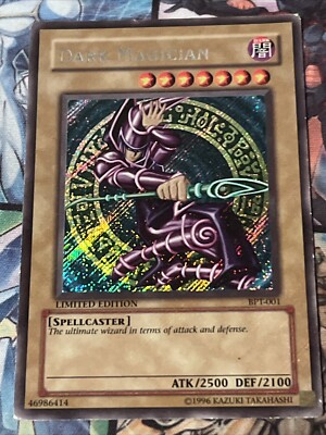 MP - Dark Magician BPT-001 Collector’s Tin Limited Edition Secret Rare YuGiOh-image