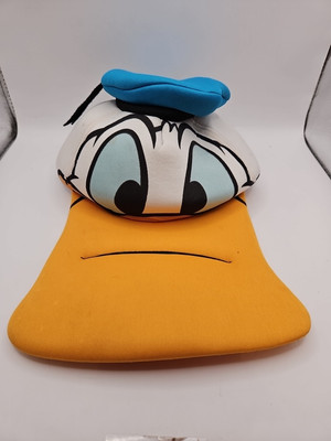 Vintage Disney Parks Donald Duck Hat Adult One Size Polyester Costume Hat-image