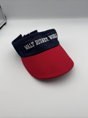 Walt Disney World Visor Hat White Adjustable Logo Spell Out Parks Travel-image