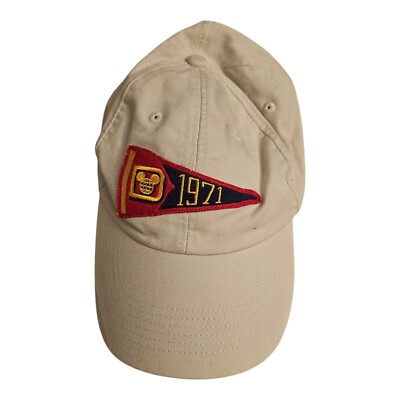 Walt Disney World 1971 Adjustable Cup Hat 100% Cotton Khaki-image
