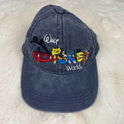 Walt Disney World Raised Embroidered Letter Logo Hat Strap Back Cap Disney Parks-image