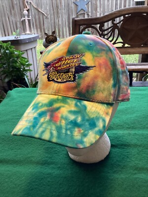 Walt Disney World Rock n' Roller Coaster Aerosmith Tie Dye Cap Hat Embroidered-image