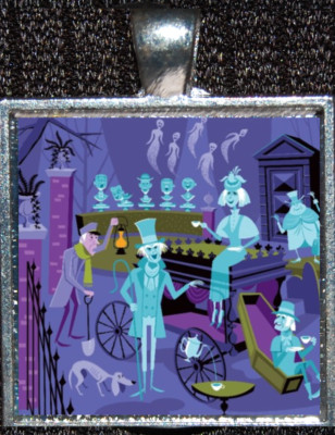 Haunted Mansion Shag Jewelry Caretaker Necklace Disney Pendant Disneyland WDW-image