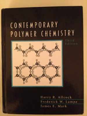 Contemporary Polymer Chemistry - Hardcover, by Allcock H. R.; Lampe - Good-image