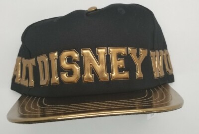 DISNEY PARKS -Walt Disney World Logo Belle Of The Ball Bronze Cap Hat NEW w/ TAG-image