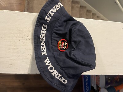 Walt Disney World Bucket Hat With Pin Vintage 54cm-image