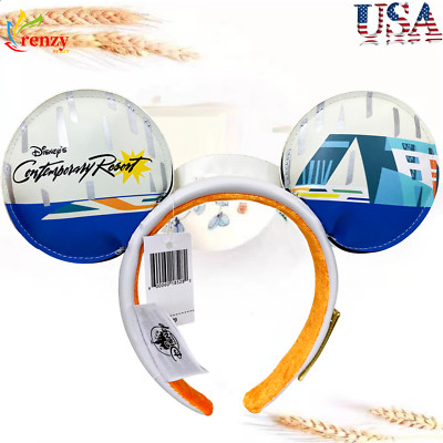 US Disney Contemporary Resort Incredibles Monorail Loungefly Ears Headband-image