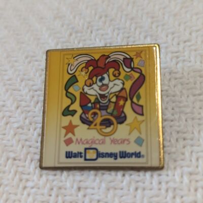 Vintage Walt Disney world 20th Anniversary pin-image