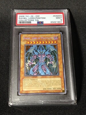 Yugioh - Raviel, Lord Of Phantasms CT03-EN003 Limited Edition Secret Rare PSA 9-image