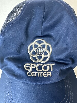 Vtg Disney World Epcot Center Snapback Mesh Hat 80s 90s-image