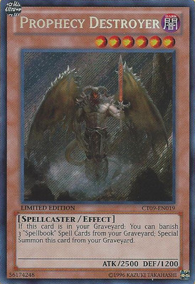 3 x Prophecy Destroyer - CT09-EN019 - Secret Rare - Limited Edition Near Mint, E-image