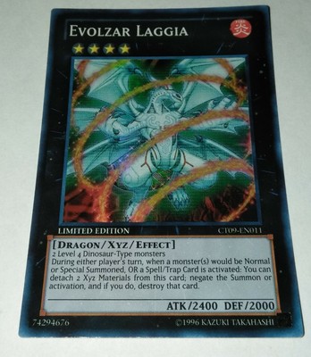 Yugioh CT09-EN011 Evolzar Laggia Super Rare Promo Card LP-image