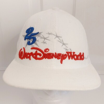Walt Disney World 50th Anniversary Corduroy Adjustable Hat White-image