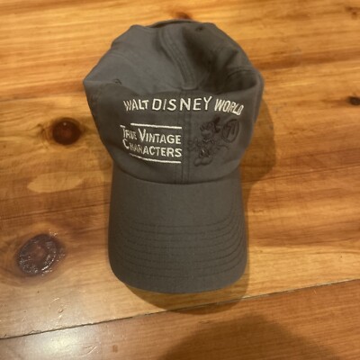 Walt Disney World Gray True Vintage Characters 71 Mickey Mouse Baseball Hat Cap-image