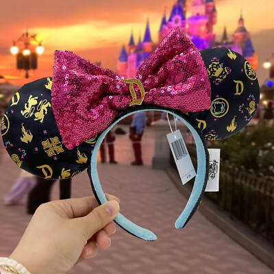 Disneyland Sleeping Beauty Castle Headband Minnie Ears Mickey Mouse Parks-image