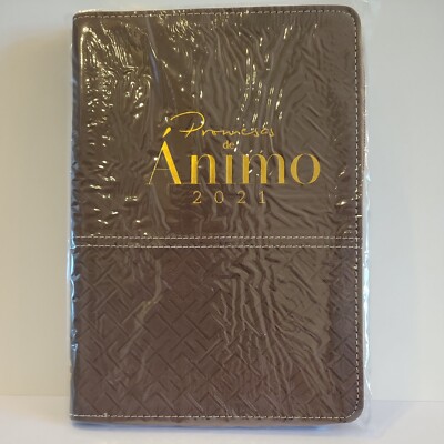  2021 ABBA Christian's Planner,Organiz. Notebook Leather Cover Zipper in Spanish-image