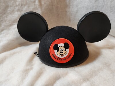 Walt Disney World Mickey Mouse Felt Hat Adult Size-image