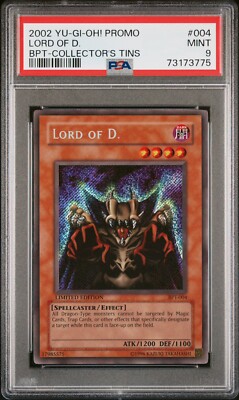 Yu-Gi-Oh! TCG Lord of D. Holo BPT-004 Limited Edition PSA 9 MINT Promo Card-image