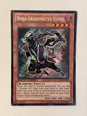 Ninja Grandmaster Hanzo CT09-EN003 2012 Collectors Tin Limited Edition Secret…-image