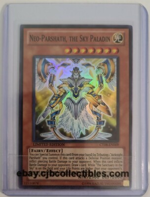 Yu-Gi-Oh! NEO-PARSHATH, THE SKY PALADIN CT08-EN009 Super Rare 2011 Coll. Tins 🍒-image