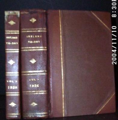 Ireland Today, Frank O'Connor 1936, 1938 HB Scarce Liberal Irish Literary Jnl-image