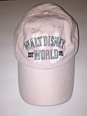 WALT DISNEY WORLD “EST 1971” ADULT CAP, LIGHT PINK WITH SNAP BUCK CLOSURE-image