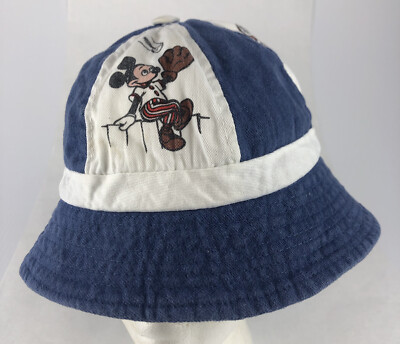 Walt Disney World Mickey Mouse Denim Bucket Hat Sports Large Disneyland-image