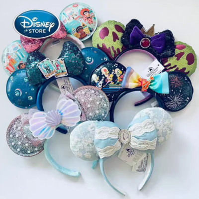 Disney Parks Princess Minnie Mouse Mickey Ears Headband Disneyland 2025-image