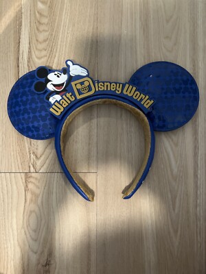 Walt Disney World Blue Mickey Ear Headband-image