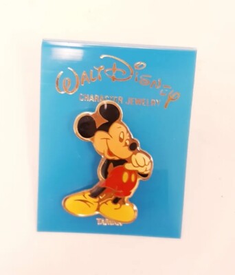 Walt Disney Mickey Mouse Character Jewelry Tie Pin vintage -image