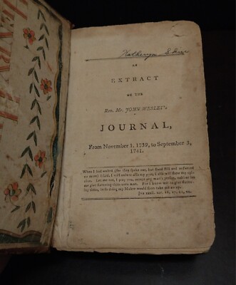 Published Extracts of Rev. John Wesley's Journal (Nov. 1, 1739- Sept. 3, 1741)-image
