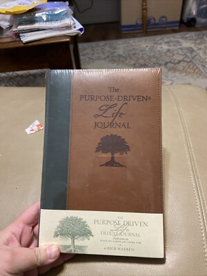 NEW!! PURPOSE DRIVEN LIFE Deluxe Journal by Rick Warren (Duo-Tone - Leather?)-image