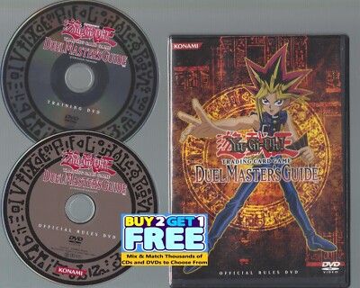 Yu-Gi-Oh! Card Game Duel Master's Guide Official Rules DVD Disc & Cover Only-image