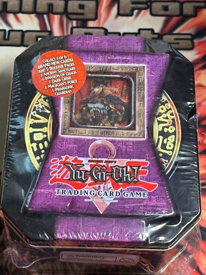 YUGIOH 2004 Command Knight Booster Pack Collector's Tin - SEALED Shows Wear-image