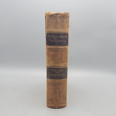 1887 Encyclopedia Britannica Vol 22 9th Ed Illustrated Dictionary Arts Sciences-image