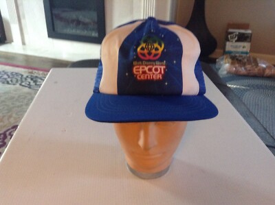 VTG NWT &0’s Epcot Center Walt Disney World  Mesh California Headwear Hat - Cool-image