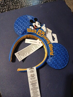 Walt Disney World Making Magic Mickey Ears Blue Headband NEW Disney Parks WDW-image