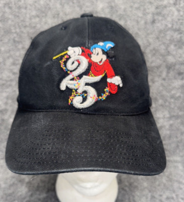 Vintage Walt Disney World Mickey Mouse 25 Years Fantasia Snapback Baseball Cap-image