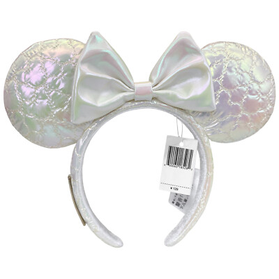 Disney Parks Loungefly Mickey Mouse Icon Quilted Iridescent Minnie Ears Headband-image
