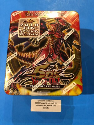 ( RED NOVA DRAGON ) - 2010 Collector's Tin  - Sealed - Yu-Gi-Oh - 5D's - CT07-image