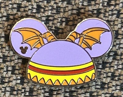 Disney WDW 2024 Hidden Disney Hidden Mickey Figment Ear Hat Chaser Earhat Pin-image