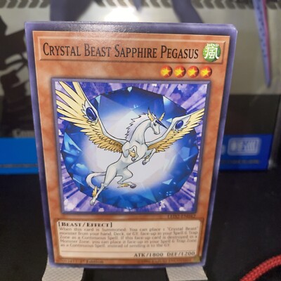 Crystal Beast Sapphire Pegasus - CT04-EN002 - Secret Rare - Limited Edition - NM-image