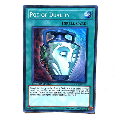 Pot of Duality VLP Limited Edition Super Rare CT08-EN008 Yu-Gi-Oh TCG See Photos-image