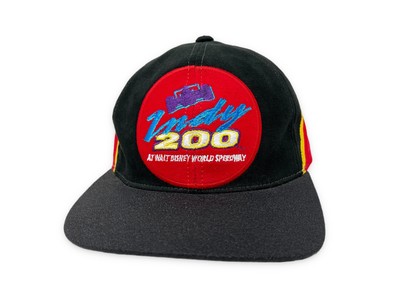 Vintage Indy 200 Hat 90s Racing Cap IndyCar Walt Disney World Speedway 1998 H02-image