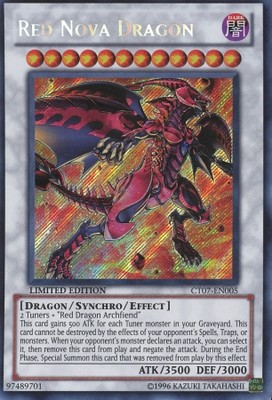 1x (EX) Red Nova Dragon - CT07-EN005 - Secret Rare - Limited Edition  YuGiOh-image