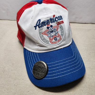 Walt Disney World Parks All American Legends Mickey Mouse Bottle Opener Ball Cap-image