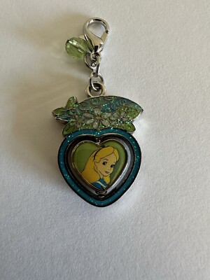 Disney Park Charm double Side Alice Wonderland Exclusive Limited Edition Spinner-image