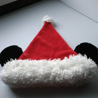 Walt Disney World Christmas Santa Hat Mickey Mouse Ears-image